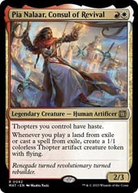 Pia Nalaar, Consul of Revival - March of the Machine: The Aftermath - Magic: The Gathering card