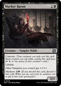 Markov Baron - March of the Machine: The Aftermath - Magic: The Gathering card