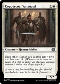 Coppercoat Vanguard - March of the Machine: The Aftermath - Magic: The Gathering card