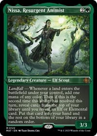 Nissa, Resurgent Animist (Foil Etched) - March of the Machine: The Aftermath - Magic: The Gathering card