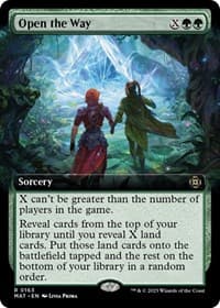Open the Way (Extended Art) - March of the Machine: The Aftermath - Magic: The Gathering card