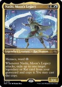 Nashi, Moon's Legacy (Foil Etched) - March of the Machine: The Aftermath - Magic: The Gathering card
