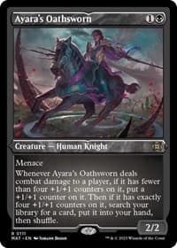 Ayara's Oathsworn (Foil Etched) - March of the Machine: The Aftermath - Magic: The Gathering card