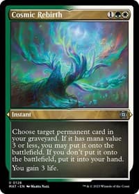 Cosmic Rebirth (Foil Etched) - March of the Machine: The Aftermath - Magic: The Gathering card