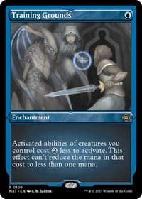 Training Grounds (Foil Etched) - March of the Machine: The Aftermath - Magic: The Gathering card
