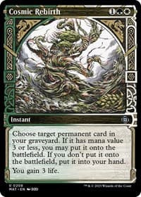 Cosmic Rebirth (Halo Foil) - March of the Machine: The Aftermath - Magic: The Gathering card