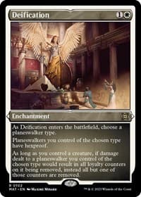 Deification (Foil Etched) - March of the Machine: The Aftermath - Magic: The Gathering card