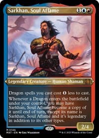 Sarkhan, Soul Aflame (Foil Etched) - March of the Machine: The Aftermath - Magic: The Gathering card