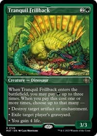 Tranquil Frillback (Foil Etched) - March of the Machine: The Aftermath - Magic: The Gathering card