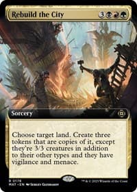 Rebuild the City (Extended Art) - March of the Machine: The Aftermath - Magic: The Gathering card
