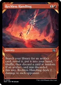 Reckless Handling (Showcase) - March of the Machine: The Aftermath - Magic: The Gathering card