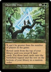 Open the Way (Retro Frame) - March of the Machine: The Aftermath - Magic: The Gathering card