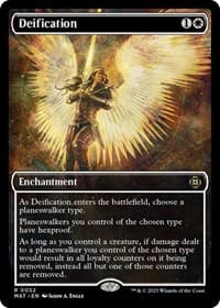 Deification (Showcase) - March of the Machine: The Aftermath - Magic: The Gathering card