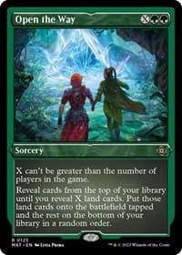 Open the Way (Foil Etched) - March of the Machine: The Aftermath - Magic: The Gathering card