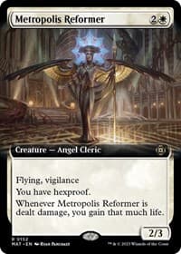 Metropolis Reformer (Extended Art) - March of the Machine: The Aftermath - Magic: The Gathering card