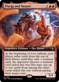 Plargg and Nassari (Extended Art) - March of the Machine: The Aftermath - Magic: The Gathering card