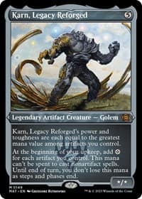 Karn, Legacy Reforged (Foil Etched) - March of the Machine: The Aftermath - Magic: The Gathering card