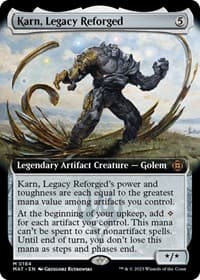 Karn, Legacy Reforged (Extended Art) - March of the Machine: The Aftermath - Magic: The Gathering card