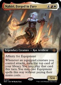 Nahiri, Forged in Fury (Extended Art) - March of the Machine: The Aftermath - Magic: The Gathering card