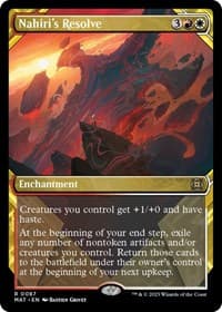Nahiri's Resolve (Showcase) - March of the Machine: The Aftermath - Magic: The Gathering card