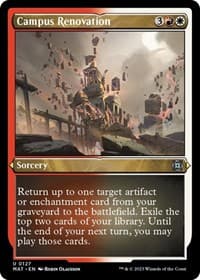 Campus Renovation (Foil Etched) - March of the Machine: The Aftermath - Magic: The Gathering card
