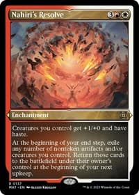 Nahiri's Resolve (Foil Etched) - March of the Machine: The Aftermath - Magic: The Gathering card