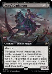 Ayara's Oathsworn (Extended Art) - March of the Machine: The Aftermath - Magic: The Gathering card