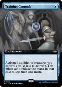 Training Grounds (Extended Art) - March of the Machine: The Aftermath - Magic: The Gathering card