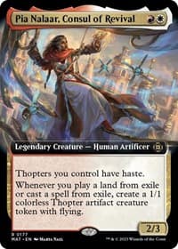 Pia Nalaar, Consul of Revival (Extended Art) - March of the Machine: The Aftermath - Magic: The Gathering card