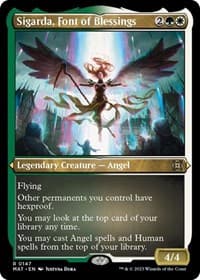 Sigarda, Font of Blessings (Foil Etched) - March of the Machine: The Aftermath - Magic: The Gathering card