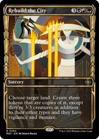 Rebuild the City (Showcase) - March of the Machine: The Aftermath - Magic: The Gathering card