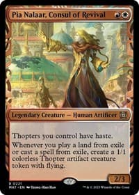 Pia Nalaar, Consul of Revival (Halo Foil) - March of the Machine: The Aftermath - Magic: The Gathering card