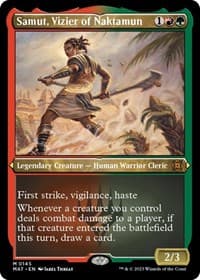 Samut, Vizier of Naktamun (Foil Etched) - March of the Machine: The Aftermath - Magic: The Gathering card