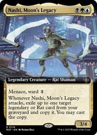Nashi, Moon's Legacy (Extended Art) - March of the Machine: The Aftermath - Magic: The Gathering card