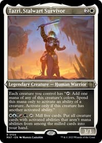 Tazri, Stalwart Survivor (Foil Etched) - March of the Machine: The Aftermath - Magic: The Gathering card