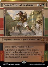Samut, Vizier of Naktamun (Showcase) - March of the Machine: The Aftermath - Magic: The Gathering card