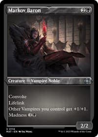 Markov Baron (Foil Etched) - March of the Machine: The Aftermath - Magic: The Gathering card