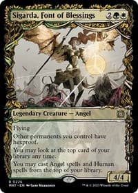 Sigarda, Font of Blessings (Halo Foil) - March of the Machine: The Aftermath - Magic: The Gathering card