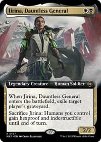 Jirina, Dauntless General (Extended Art) - March of the Machine: The Aftermath - Magic: The Gathering card