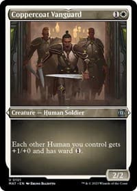 Coppercoat Vanguard (Foil Etched) - March of the Machine: The Aftermath - Magic: The Gathering card