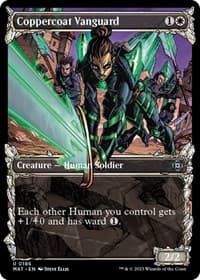Coppercoat Vanguard (Halo Foil) - March of the Machine: The Aftermath - Magic: The Gathering card