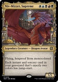 Niv-Mizzet, Supreme (Halo Foil) - March of the Machine: The Aftermath - Magic: The Gathering card