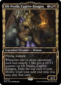 Ob Nixilis, Captive Kingpin (Showcase) - March of the Machine: The Aftermath - Magic: The Gathering card
