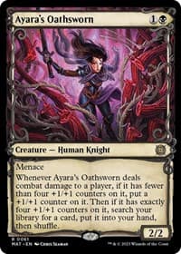 Ayara's Oathsworn (Showcase) - March of the Machine: The Aftermath - Magic: The Gathering card