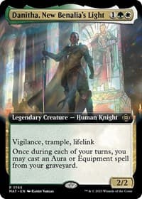 Danitha, New Benalia's Light (Extended Art) - March of the Machine: The Aftermath - Magic: The Gathering card