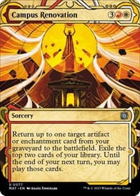 Campus Renovation (Showcase) - March of the Machine: The Aftermath - Magic: The Gathering card