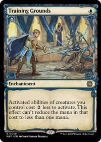 Training Grounds (Showcase) - March of the Machine: The Aftermath - Magic: The Gathering card