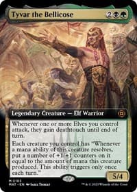 Tyvar the Bellicose (Extended Art) - March of the Machine: The Aftermath - Magic: The Gathering card