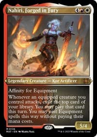 Nahiri, Forged in Fury (Foil Etched) - March of the Machine: The Aftermath - Magic: The Gathering card