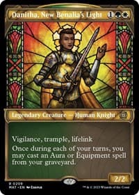 Danitha, New Benalia's Light (Halo Foil) - March of the Machine: The Aftermath - Magic: The Gathering card